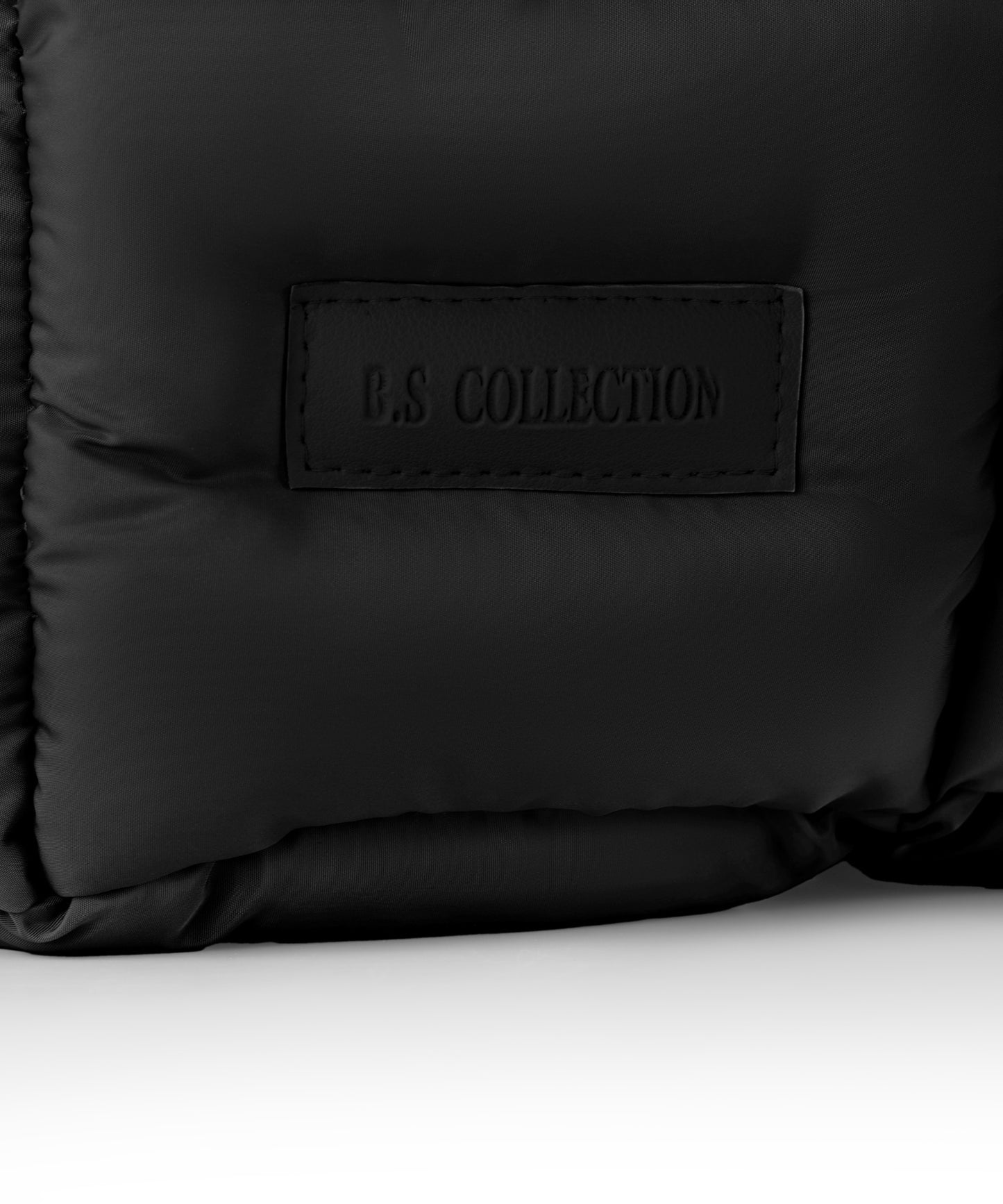 Large Capacity Waterproof High Quilted Shoulder Bag & Handbag in Black
