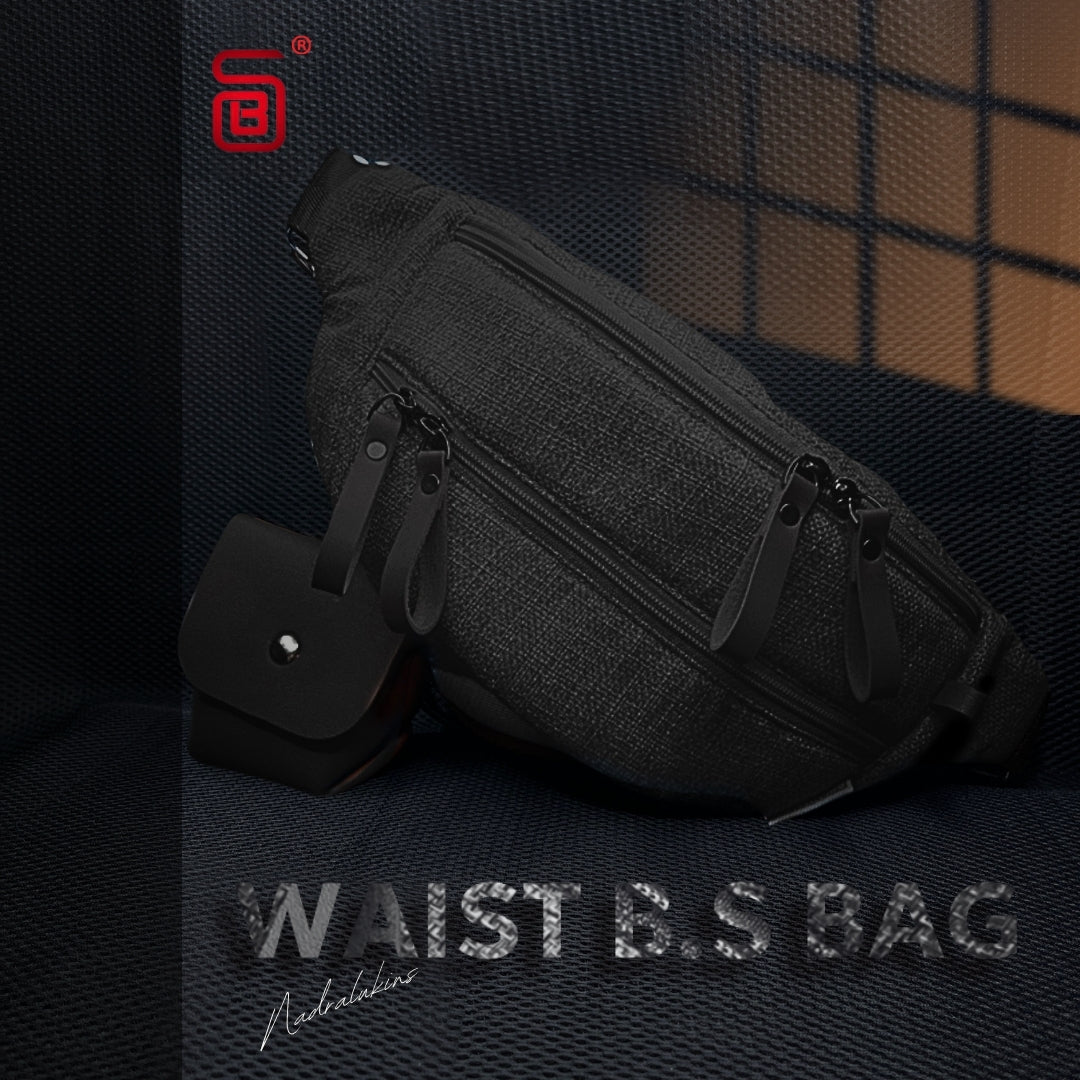BS Waist Bag A stylish, versatile waist bag in Black
