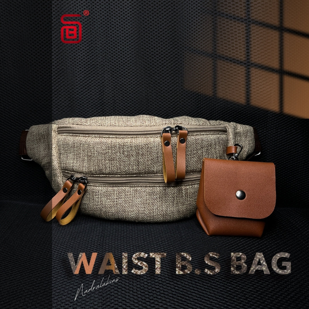 BS Waist Bag A stylish, versatile waist bag in Cafe
