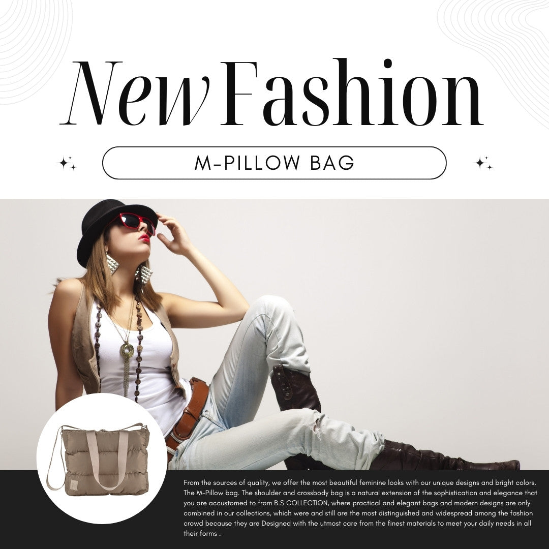 Large Capacity Waterproof High Quilted Shoulder Bag & Crossbag in Cafe