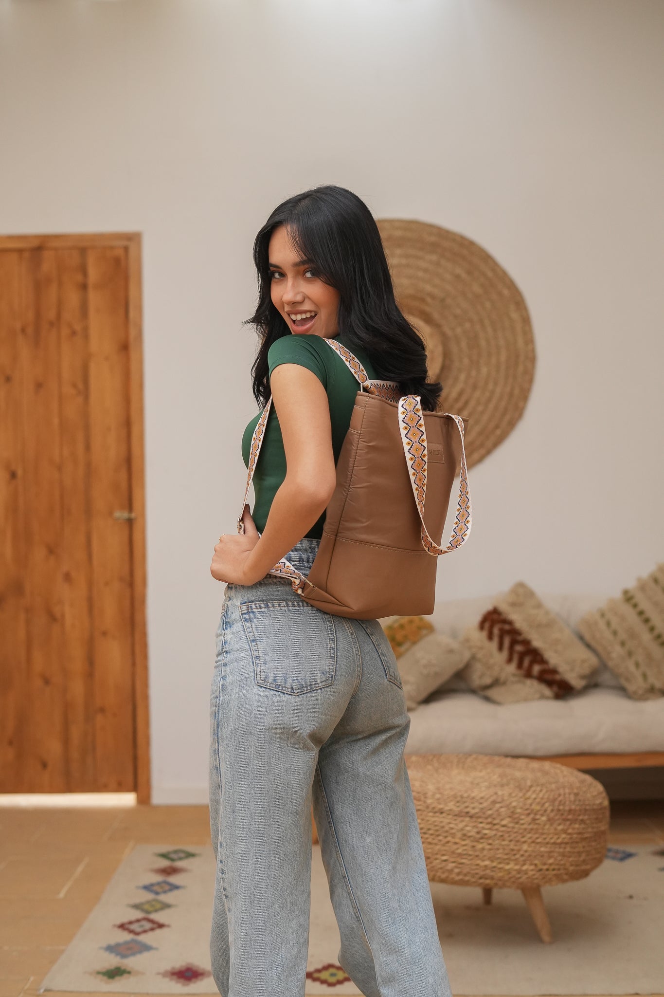 Twingo waterproof bag shoulder or backpack in Cafe from B.S