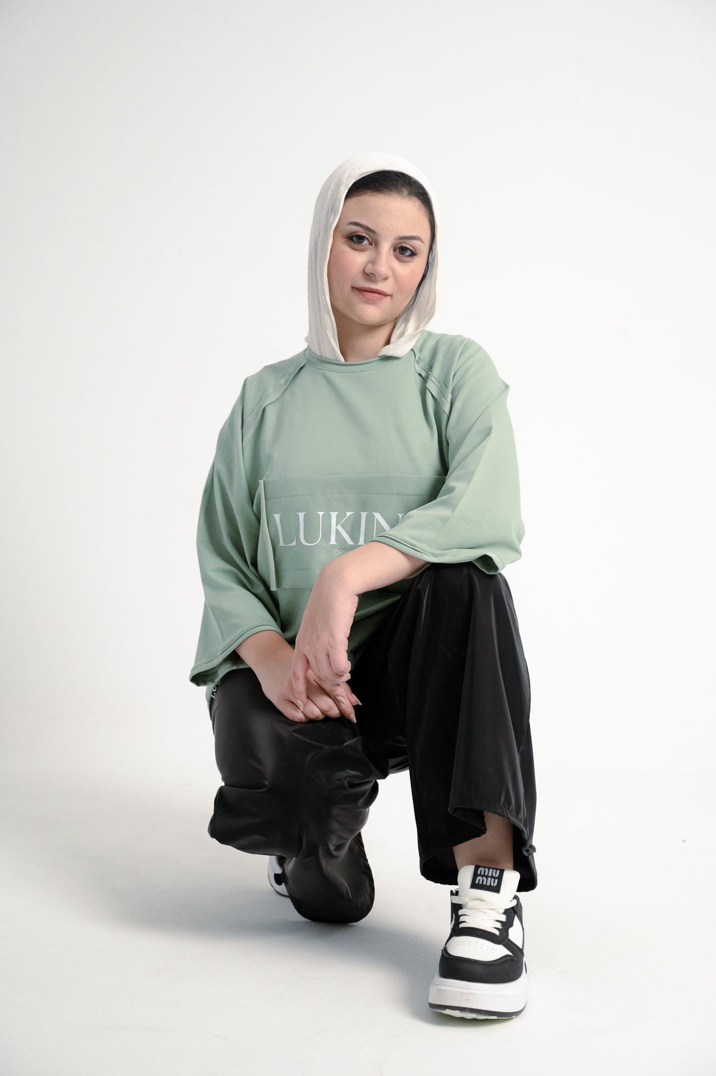 T-shirt Casual Modern - Mint