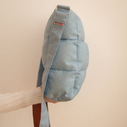 Elegant and Practical BS Crossbody Bag with a Modern Design in Babyblue