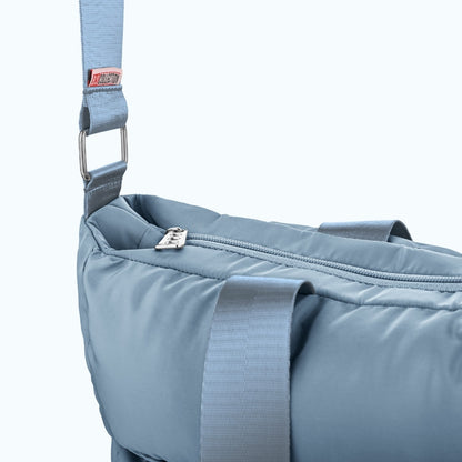 Large Capacity Waterproof High Quilted Shoulder Bag & Crossbag in Babyblue