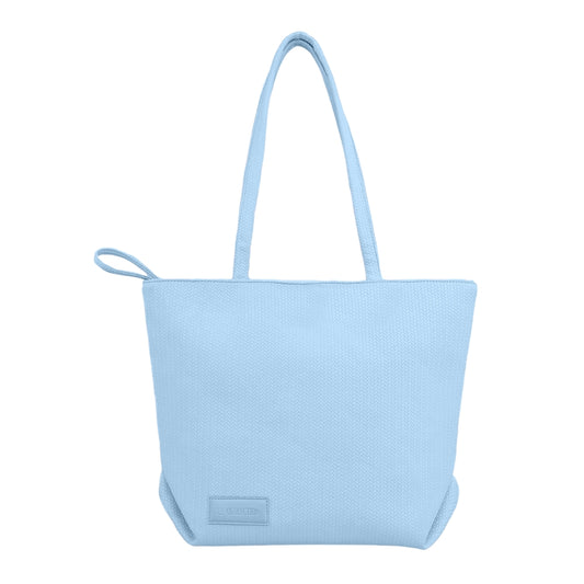 Women's tote bag, practical and comfortable design - Babyblue