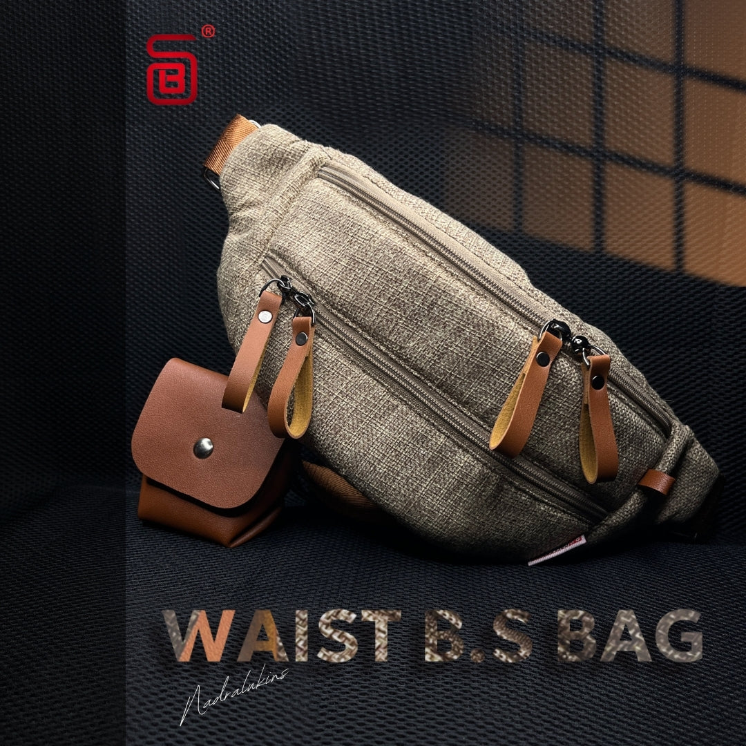 BS Waist Bag A stylish, versatile waist bag in Cafe