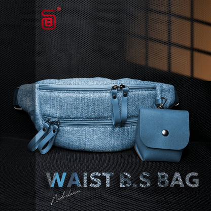 BS Waist Bag A stylish, versatile waist bag in Babyblue