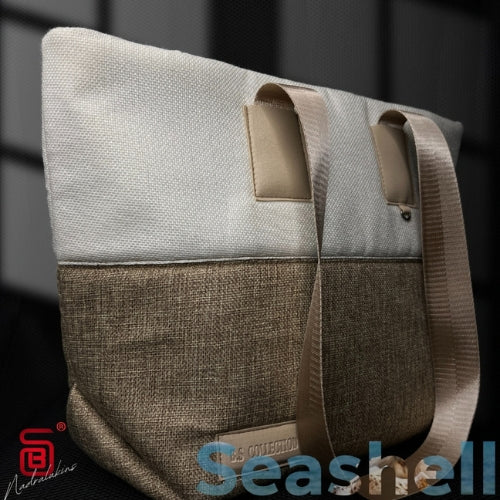 Quality Soft Burlap Canvas Bag in Cafe