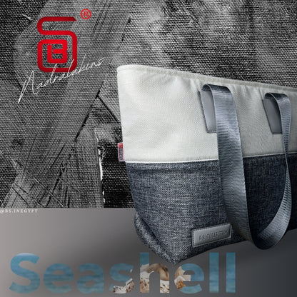 Quality Soft Burlap Canvas Bag in Gray