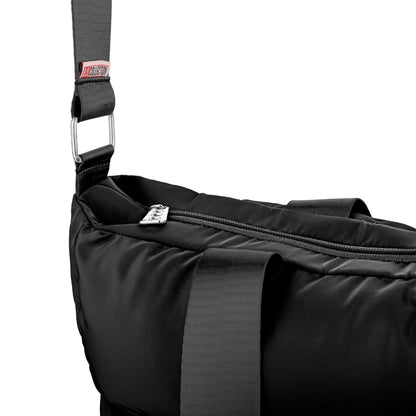 Large Capacity Waterproof High Quilted Shoulder Bag & Crossbag in Black