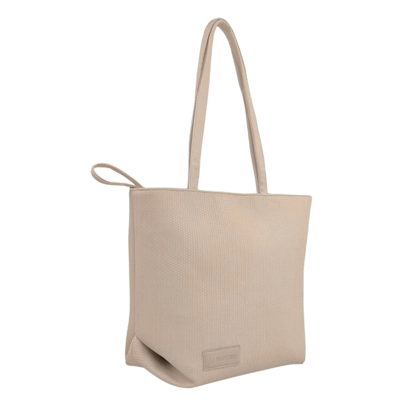 Women's tote bag, practical and comfortable design - Beige