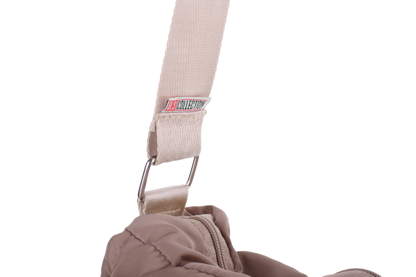Large Capacity Waterproof High Quilted Shoulder Bag & Handbag in Cafe