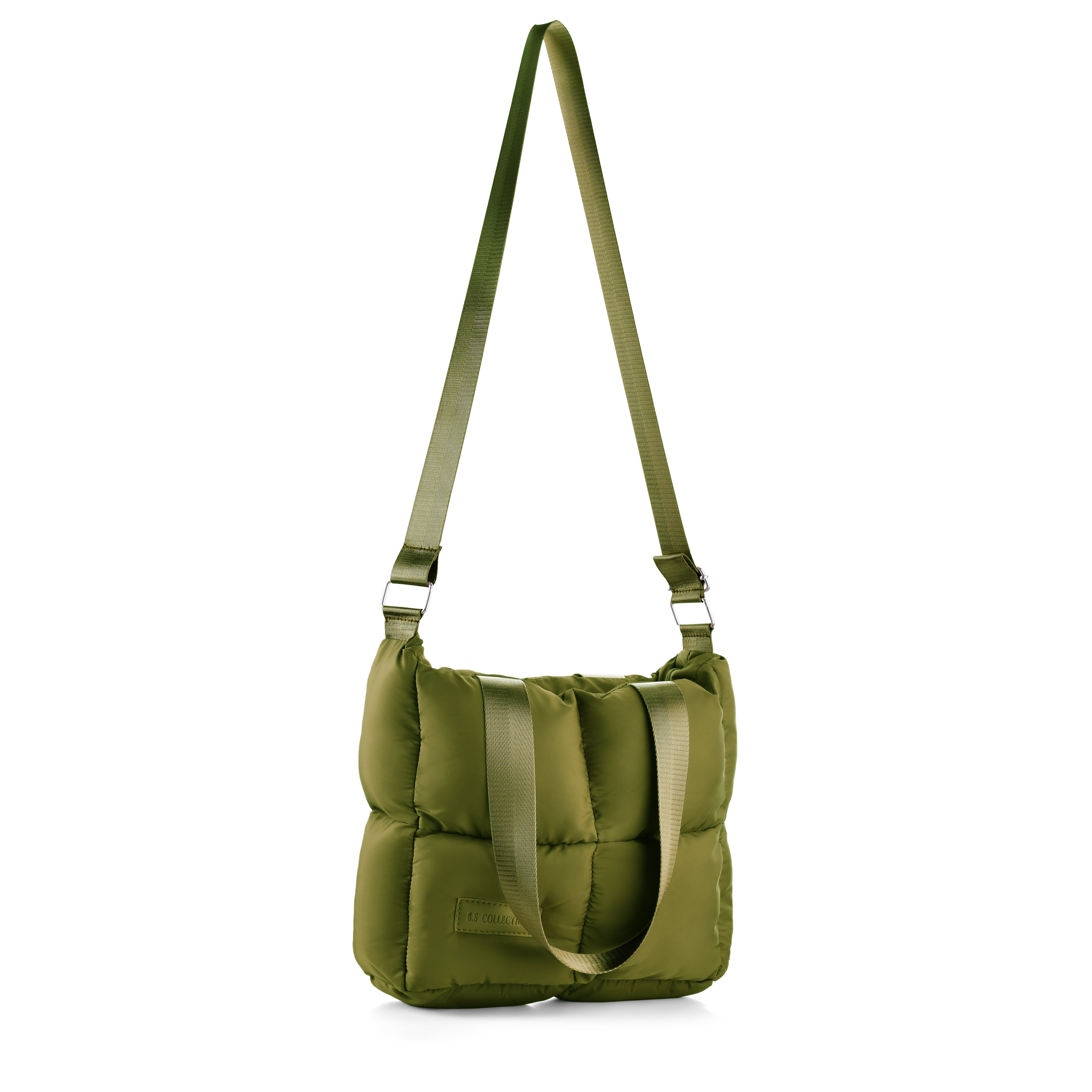 Large Capacity Waterproof High Quilted Shoulder Bag & Crossbag in Oily