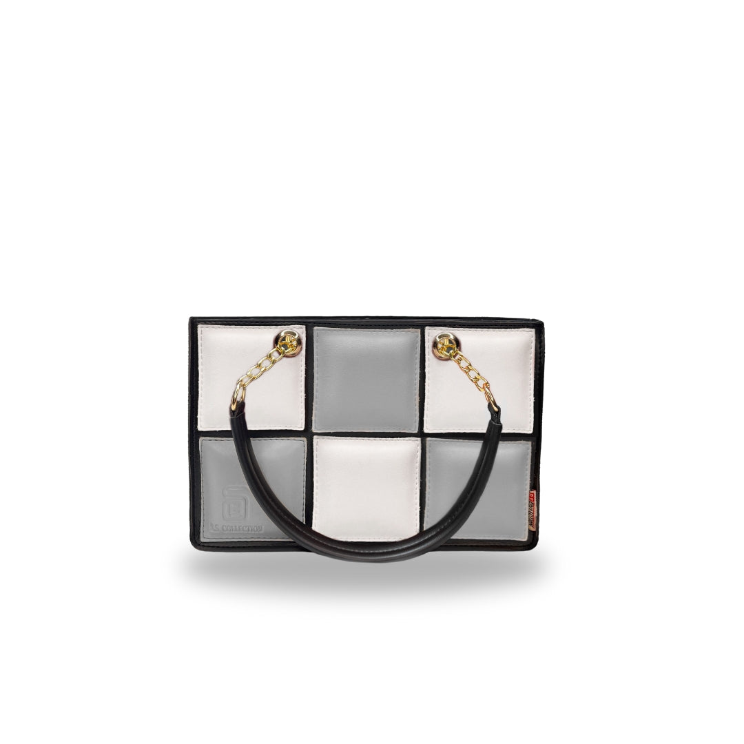 Elegant hand bag and shoulder bag for women - Grey